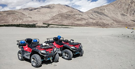 Dune Biking at Nubra